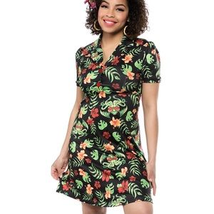 -SOLD- NWT SOURPUSS TROPICTHULHU DRESS 3X